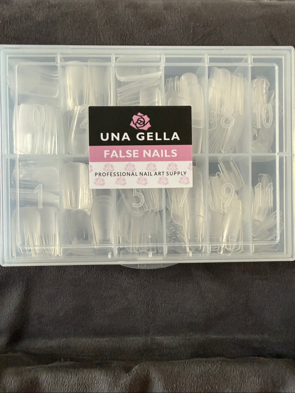 Clear Press-On False Nails - Natural Transparent Set